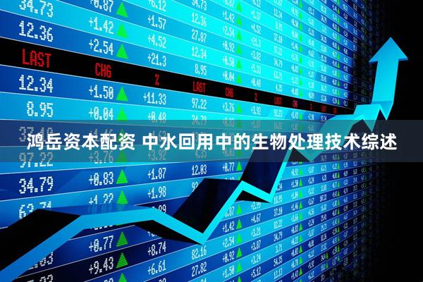 鸿岳资本配资 中水回用中的生物处理技术综述